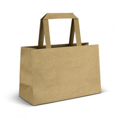 Small Flat Handle Paper Bag Landscape - 127365-1