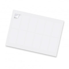 Sticker Sheet 40x80mm Rectangle - Matte - 127924-2